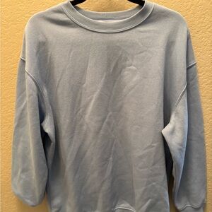 Damart Men's Sky Blue Crewneck Sweater Buttery Soft